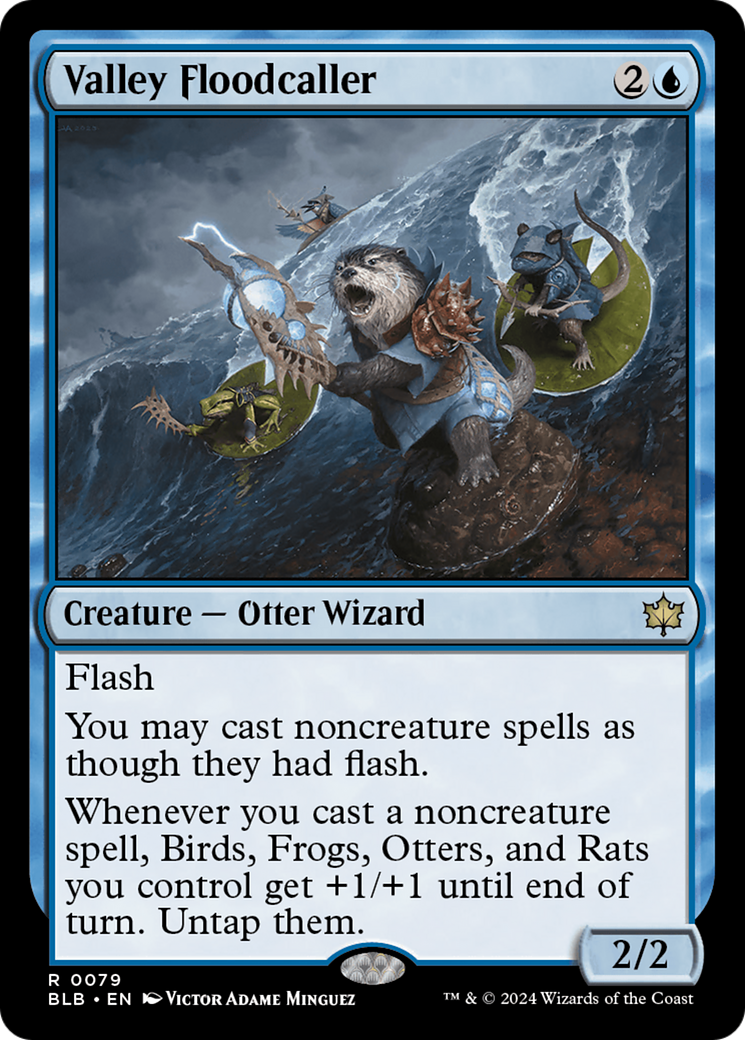 Valley Floodcaller [Bloomburrow] Foil