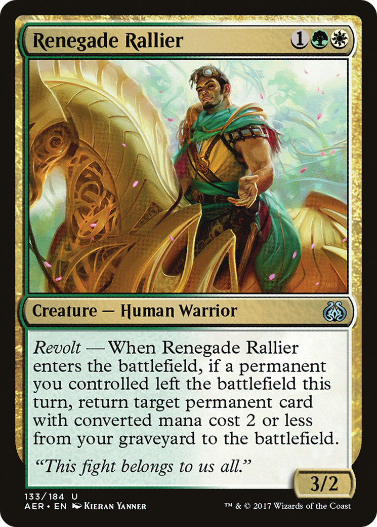 Renegade Rallier [Aether Revolt] Foil