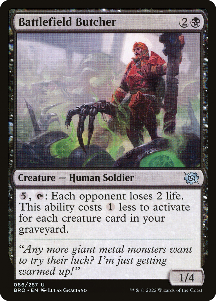 Battlefield Butcher [The Brothers' War] Foil