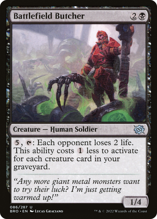 Battlefield Butcher [The Brothers' War] Foil