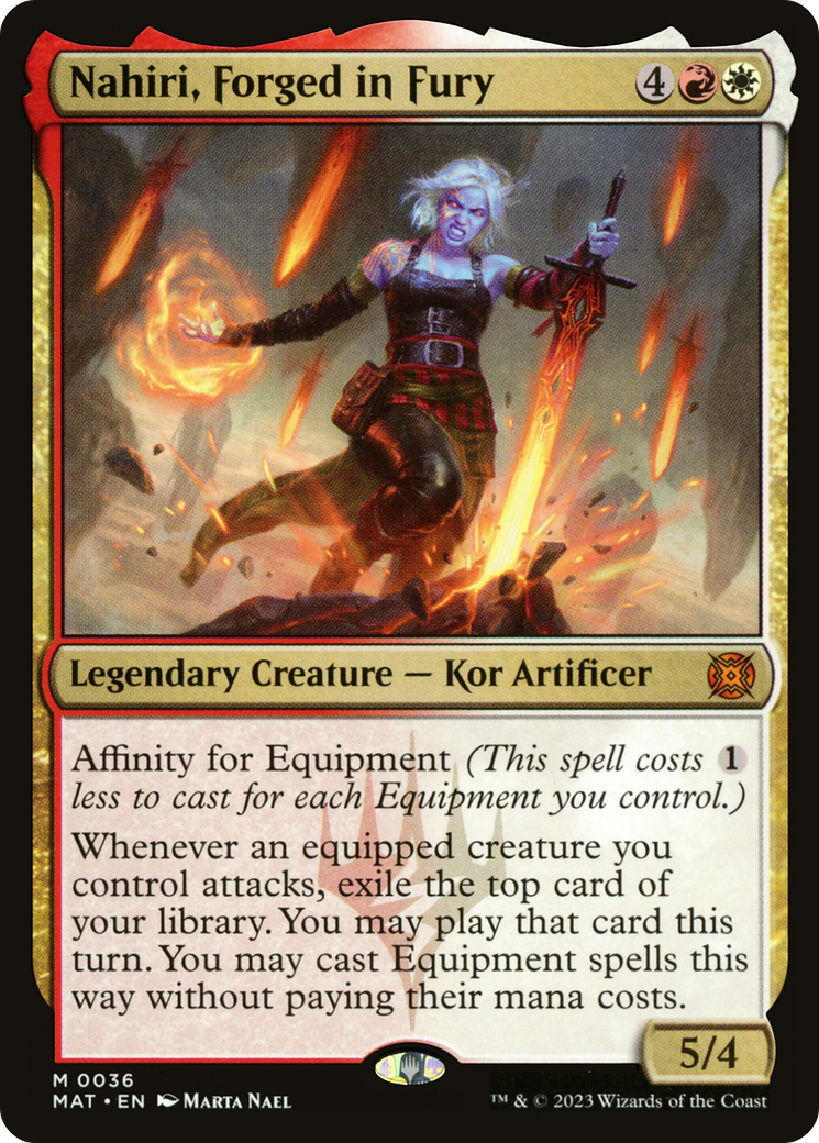 Nahiri, Forged in Fury [March of the Machine: The Aftermath] Foil