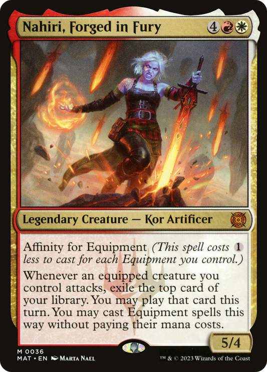 Nahiri, Forged in Fury [March of the Machine: The Aftermath] Foil