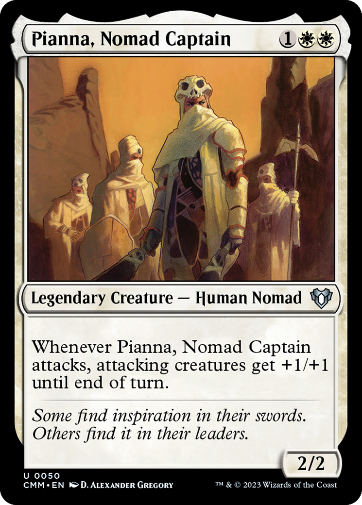 Pianna, Nomad Captain [Commander Masters] Foil
