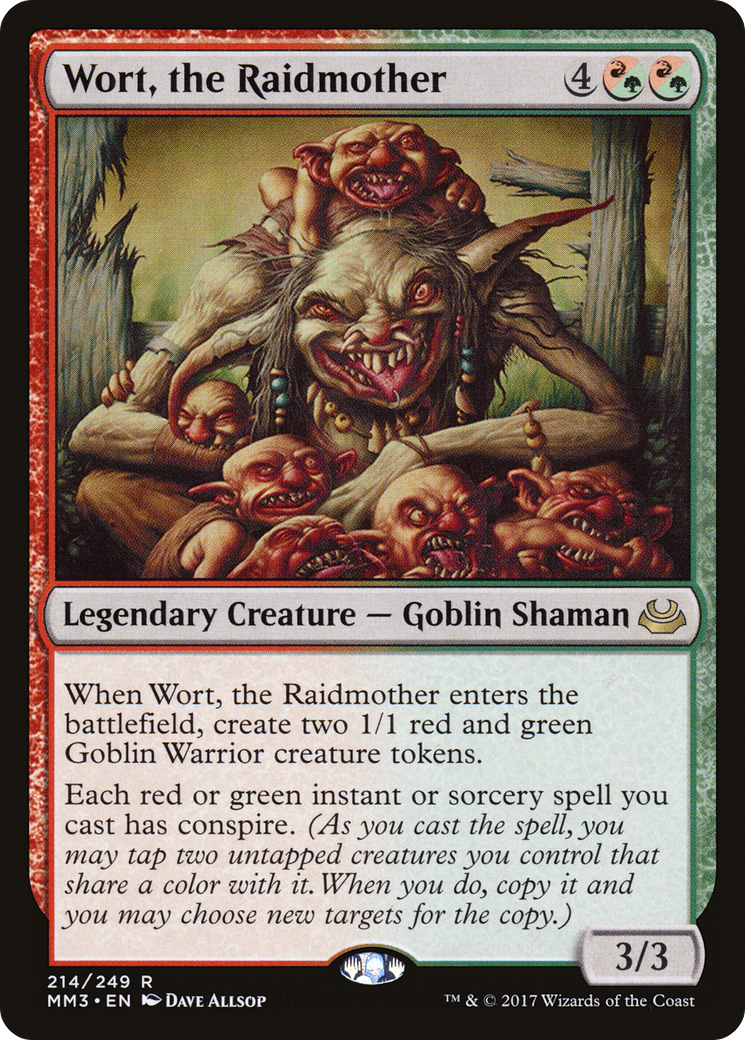 Wort, the Raidmother [Modern Masters 2017] | Silver Goblin