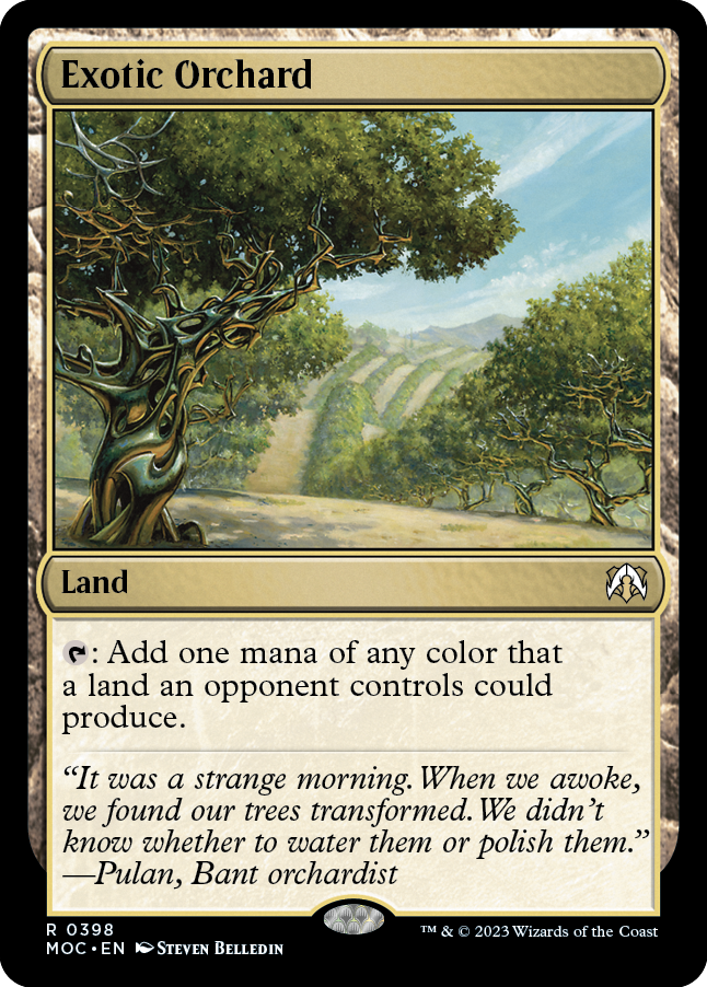 Exotic Orchard [March of the Machine Commander] | Silver Goblin