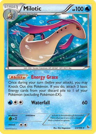 Milotic (23) Reverse Holofoil - XY  Flashfire