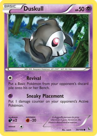 Duskull (38) Reverse Holofoil - XY  Flashfire