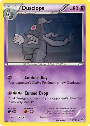Dusclops (39) Reverse Holofoil - XY  Flashfire