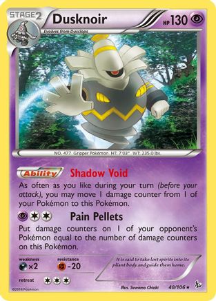 Dusknoir (40/106) [XY: Flashfire] | Silver Goblin