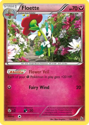 Floette (64) Reverse Holofoil - XY  Flashfire