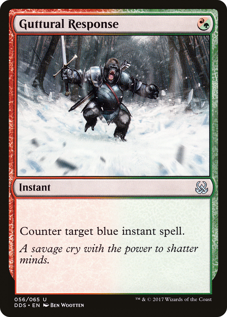 Guttural Response (056) - Duel Decks: Mind vs. Might