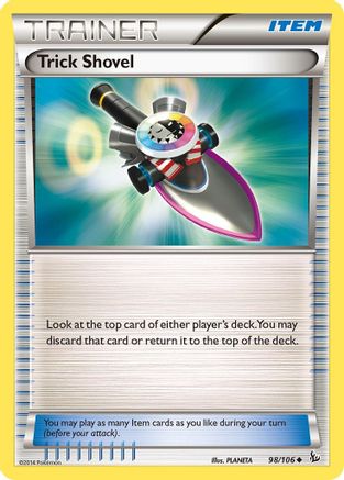 Trick Shovel (98) Reverse Holofoil - XY  Flashfire