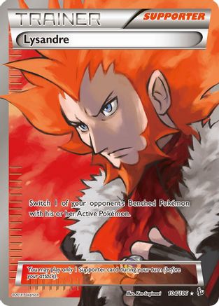 Lysandre (104/106) [XY: Flashfire] | Silver Goblin