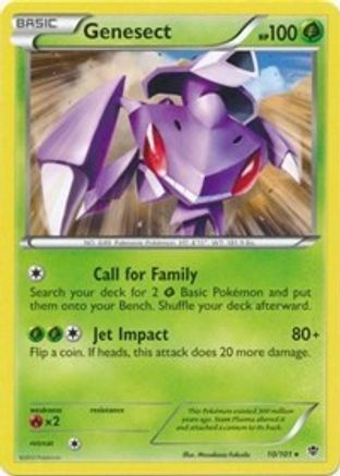 Genesect (10/101) (Theme Deck Exclusive) [Black & White: Plasma Blast]