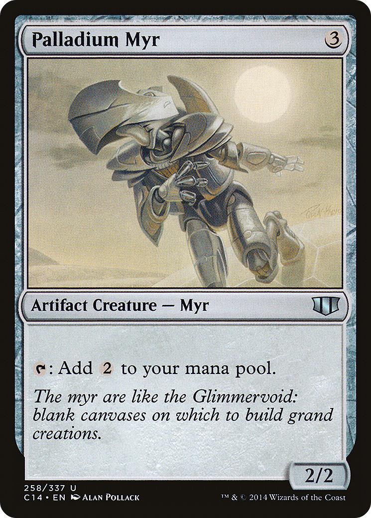 Palladium Myr (258) - Commander 2014