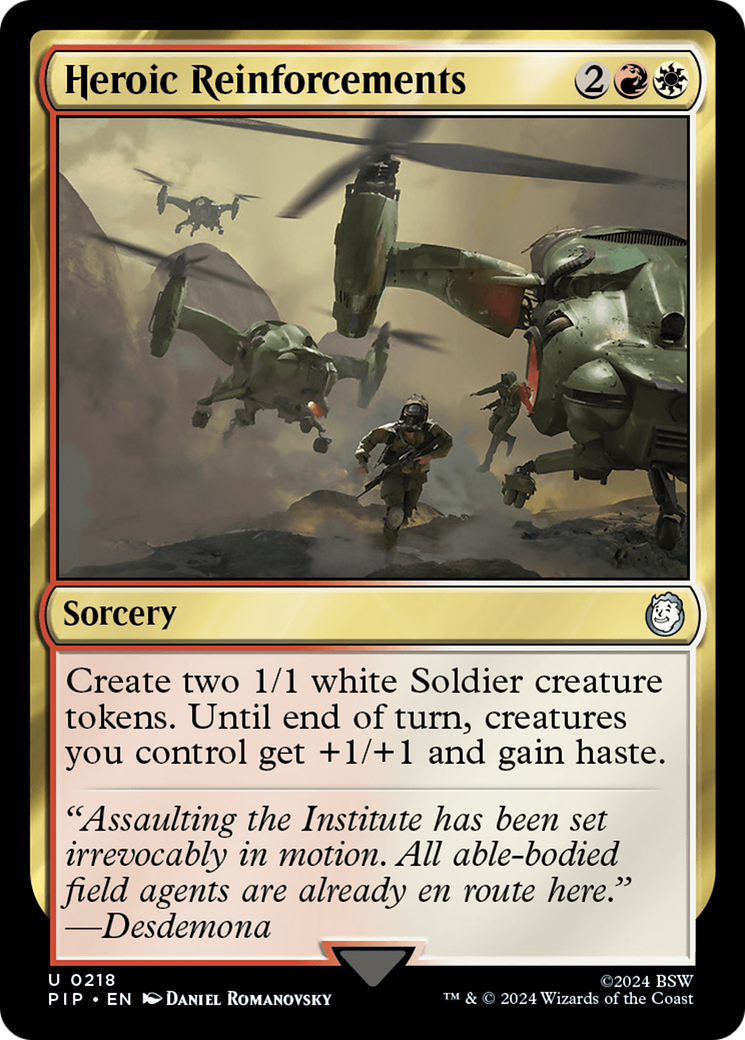 Heroic Reinforcements [Fallout] Foil