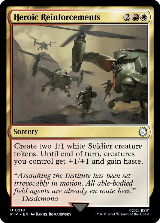 Heroic Reinforcements [Fallout] Foil