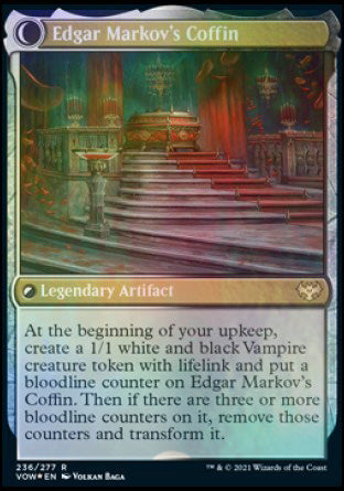 Edgar, Charmed Groom // Edgar Markov's Coffin [Innistrad: Crimson Vow Prerelease Promos] | Silver Goblin