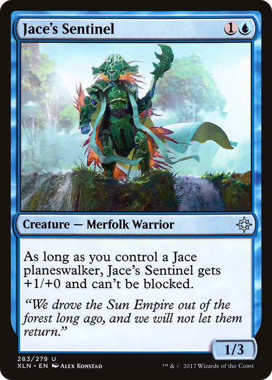 Jace's Sentinel [Ixalan] Foil