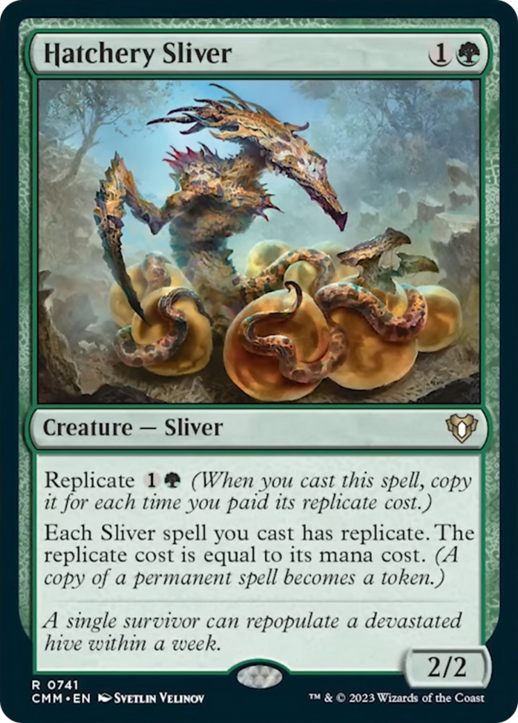 Hatchery Sliver [Commander Masters] | Silver Goblin