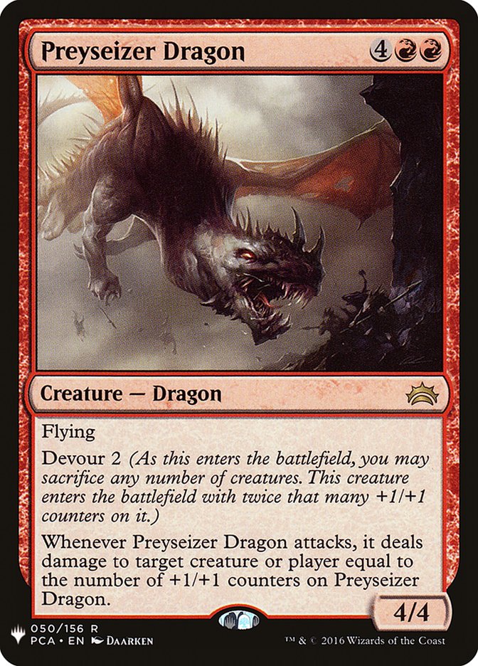 Preyseizer Dragon [The List] | Silver Goblin
