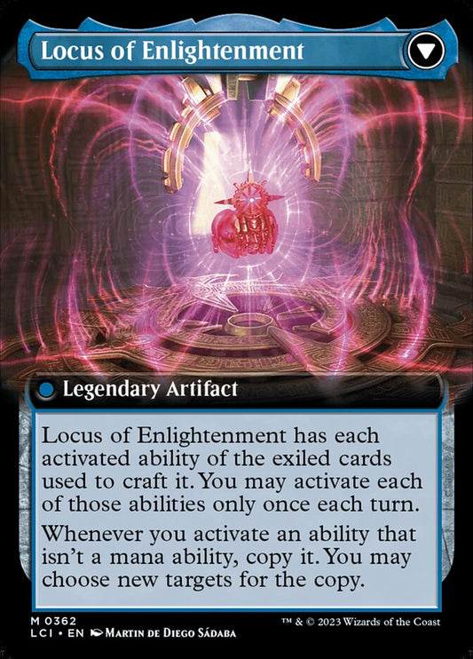 The Enigma Jewel // Locus of Enlightenment (Extended Art) [The Lost Caverns of Ixalan] Foil