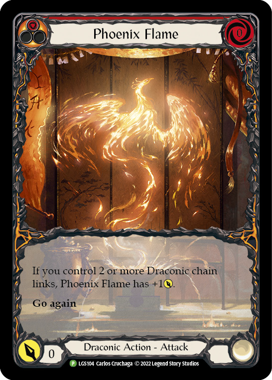 Phoenix Flame [LGS104] (Promo)  Rainbow Foil | Silver Goblin