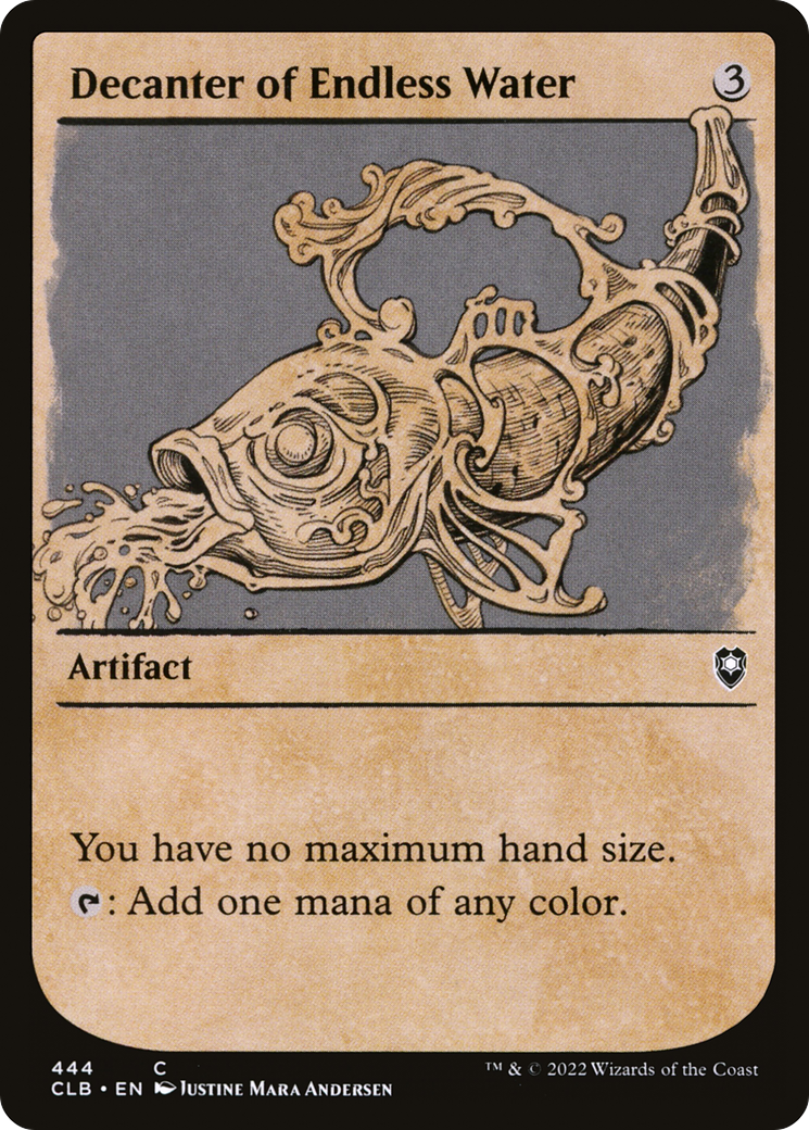 Decanter of Endless Water (Showcase) [Commander Legends: Battle for Baldur's Gate] Foil