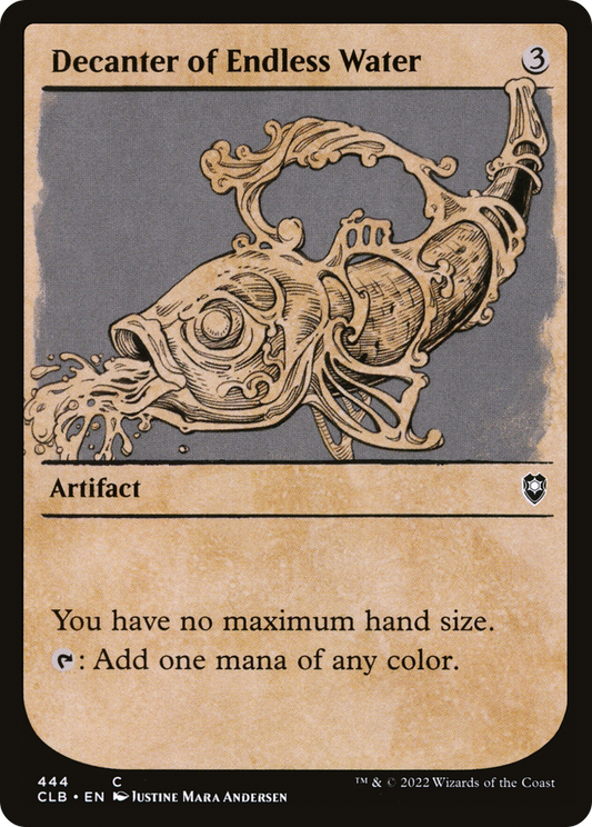 Decanter of Endless Water (Showcase) [Commander Legends: Battle for Baldur's Gate] Foil