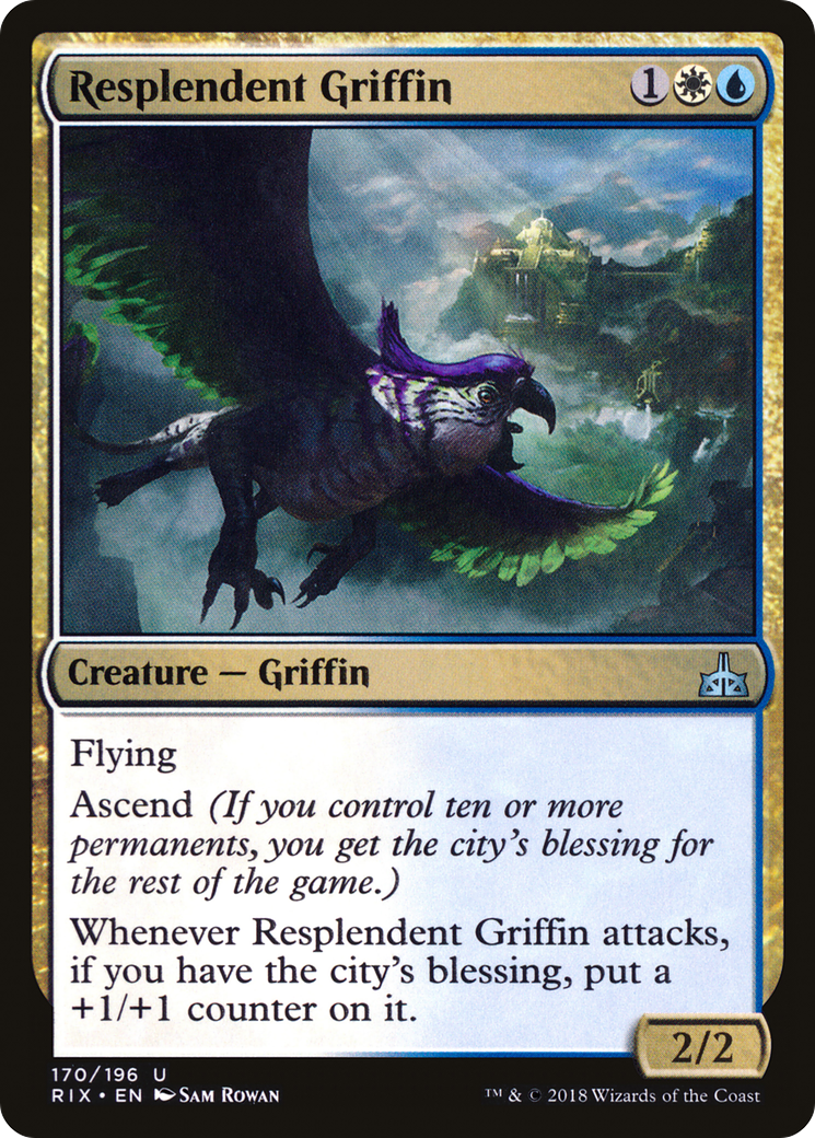 Resplendent Griffin (170) Foil - Rivals of Ixalan