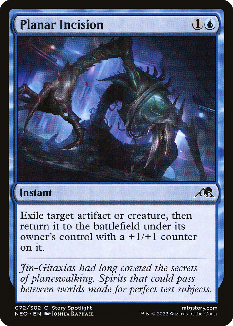 Planar Incision [Kamigawa: Neon Dynasty] Foil