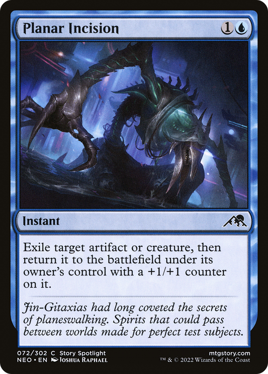 Planar Incision [Kamigawa: Neon Dynasty] Foil