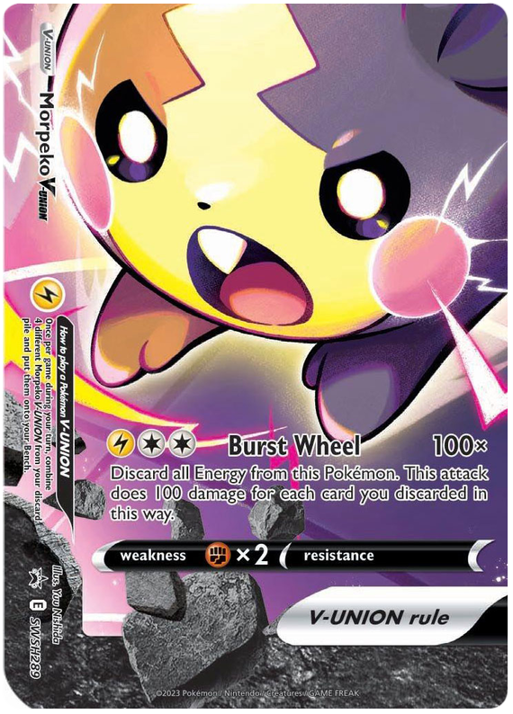 Morpeko V-Union (SWSH289) [Sword & Shield: Black Star Promos] | Silver Goblin