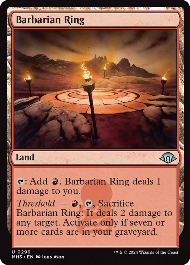 Barbarian Ring [Modern Horizons 3] | Silver Goblin
