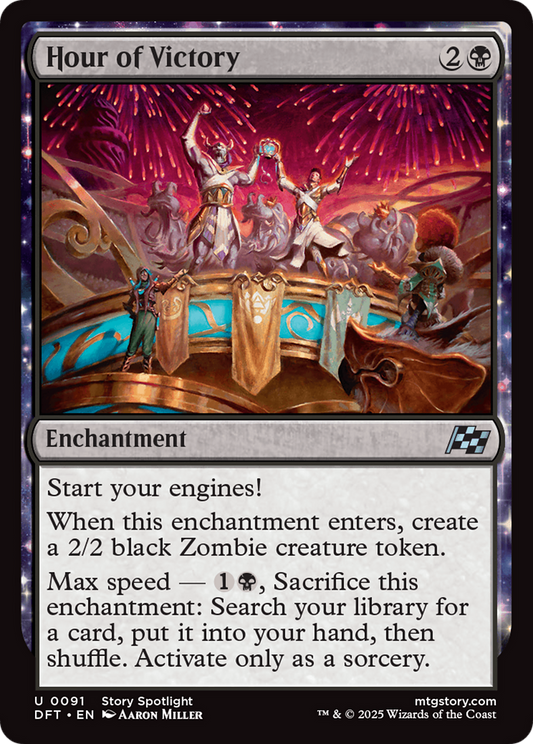 Hour of Victory Foil (091) - Aetherdrift