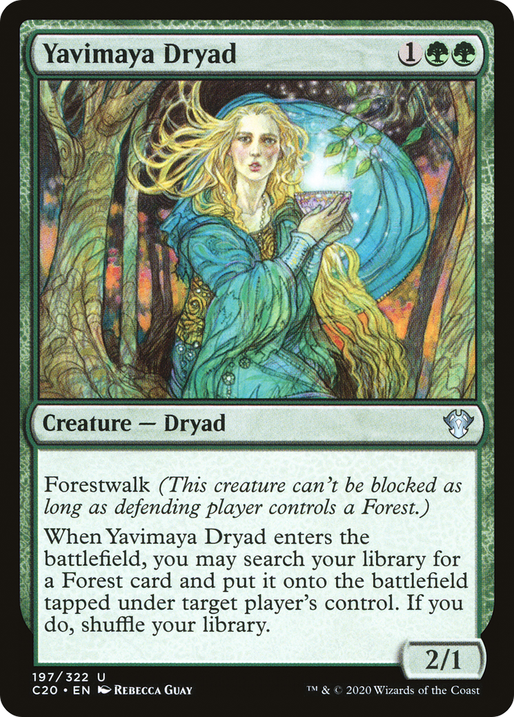 Yavimaya Dryad (197) - Commander 2020