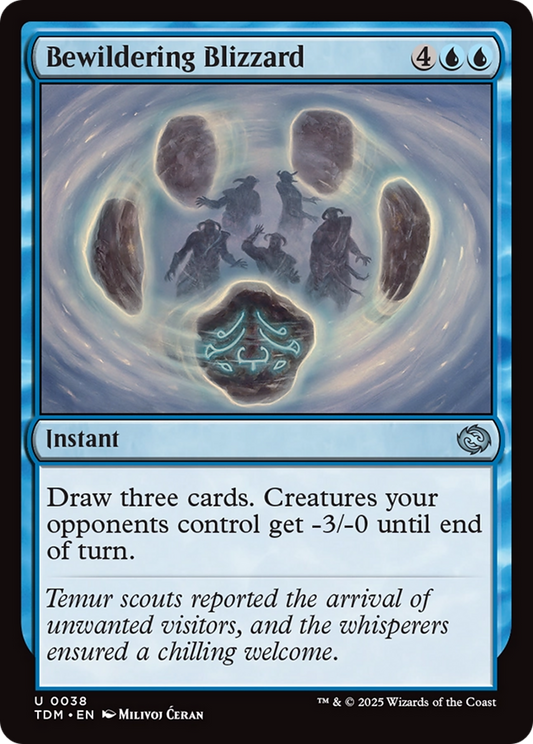 Bewildering Blizzard (038) Foil - Tarkir: Dragonstorm