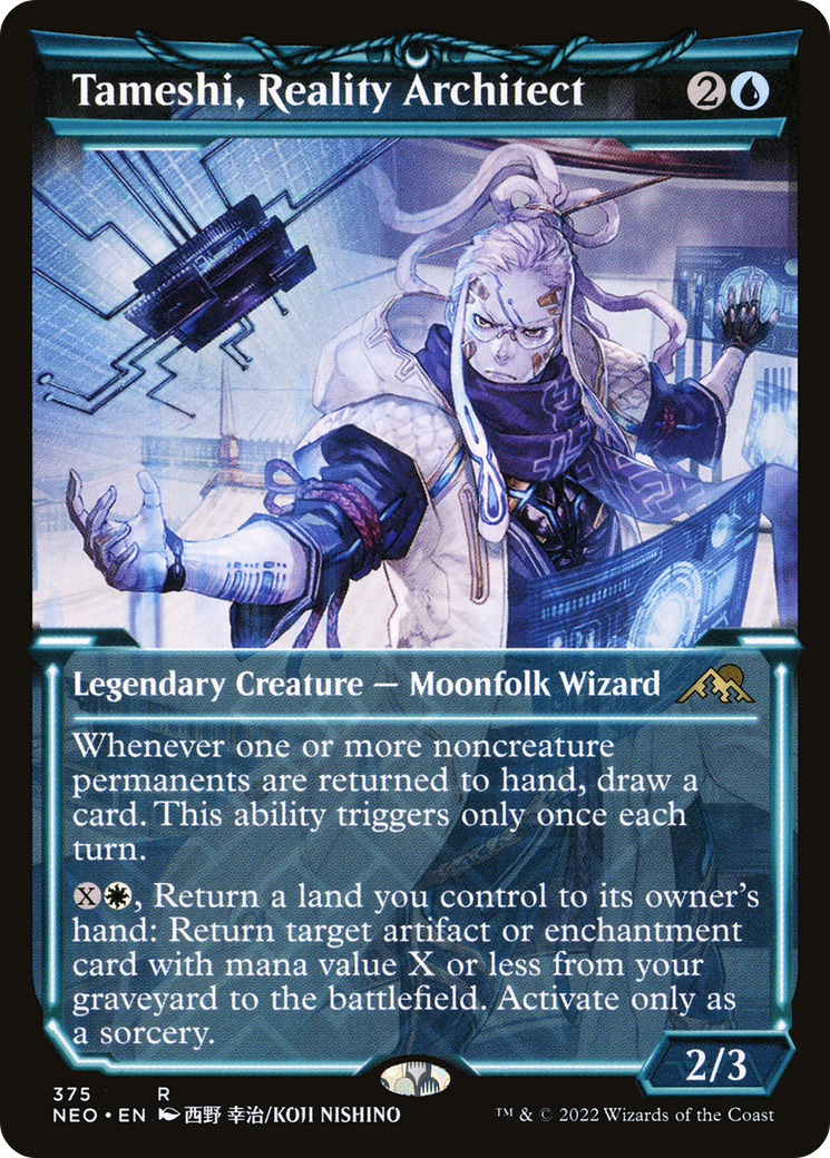 Tameshi, Reality Architect (Showcase) (375) Foil - Kamigawa: Neon Dynasty
