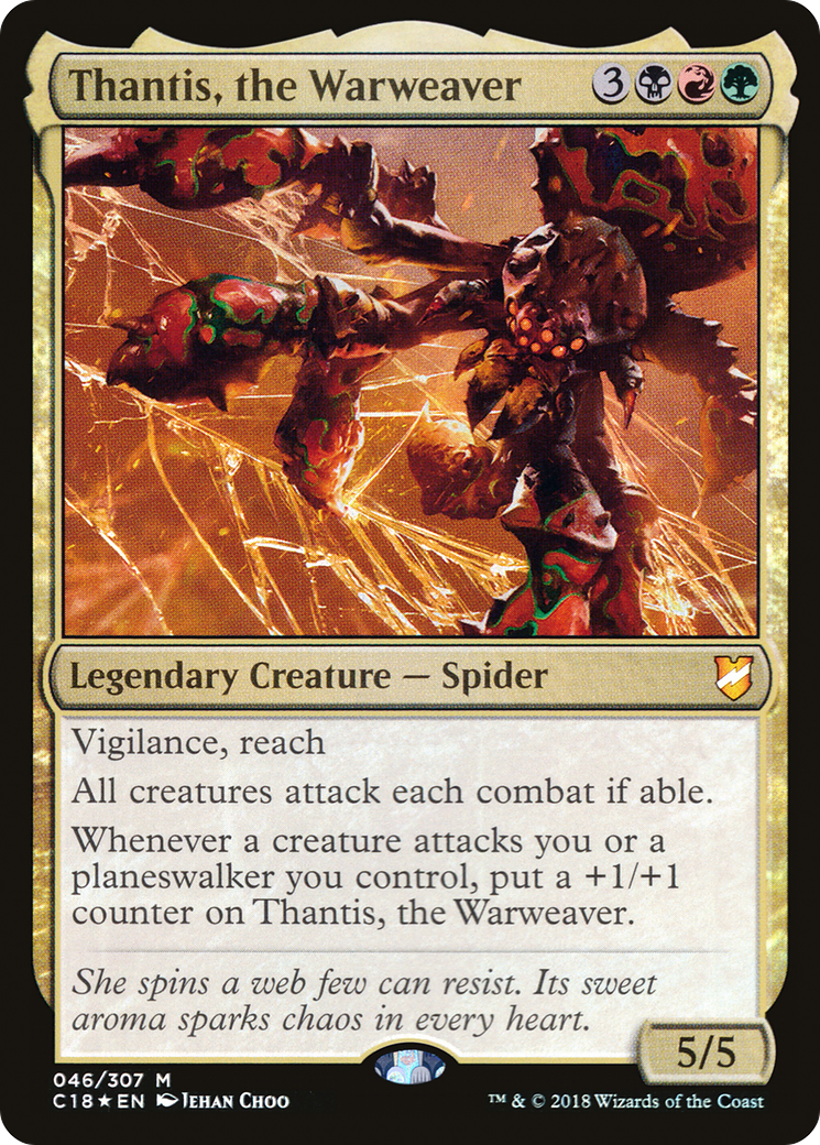 Thantis, the Warweaver (046) Foil - Commander 2018