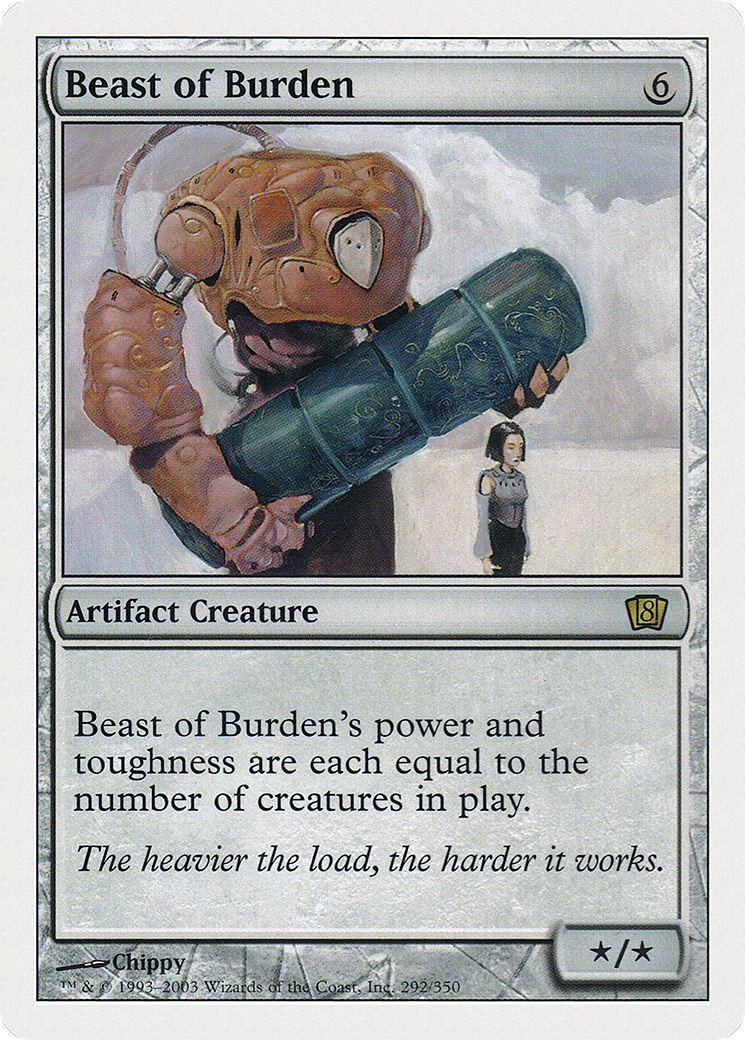 Beast of Burden (292) Foil - Eighth Edition
