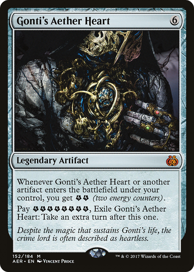 Gonti's Aether Heart (Ripple Foil) [Modern Horizons 3 Commander] | Silver Goblin