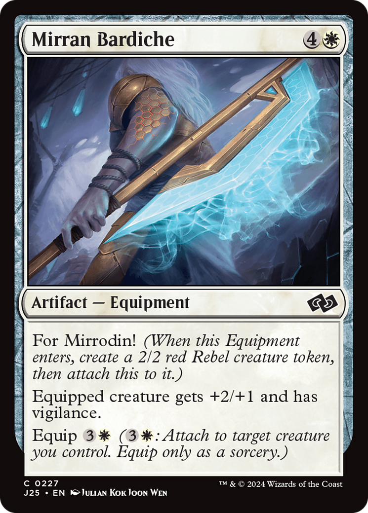 Mirran Bardiche [Foundations Jumpstart] | Silver Goblin