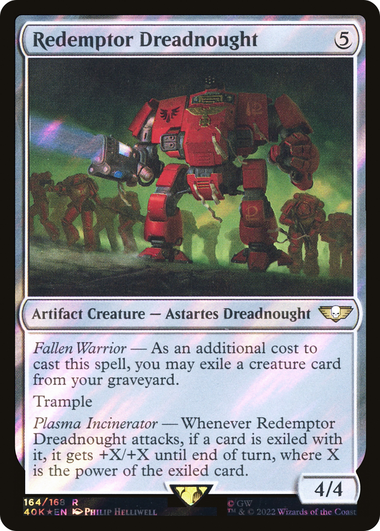 Redemptor Dreadnought (164) Surge Foil - Warhammer 40,000 Commander