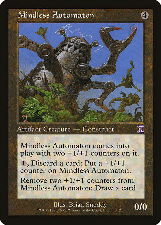 Mindless Automaton [Time Spiral Timeshifted] Foil