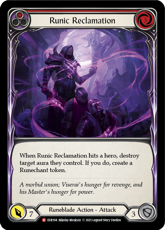 Runic Reclamation [EVR104] (Everfest)  1st Edition Rainbow Foil | Silver Goblin