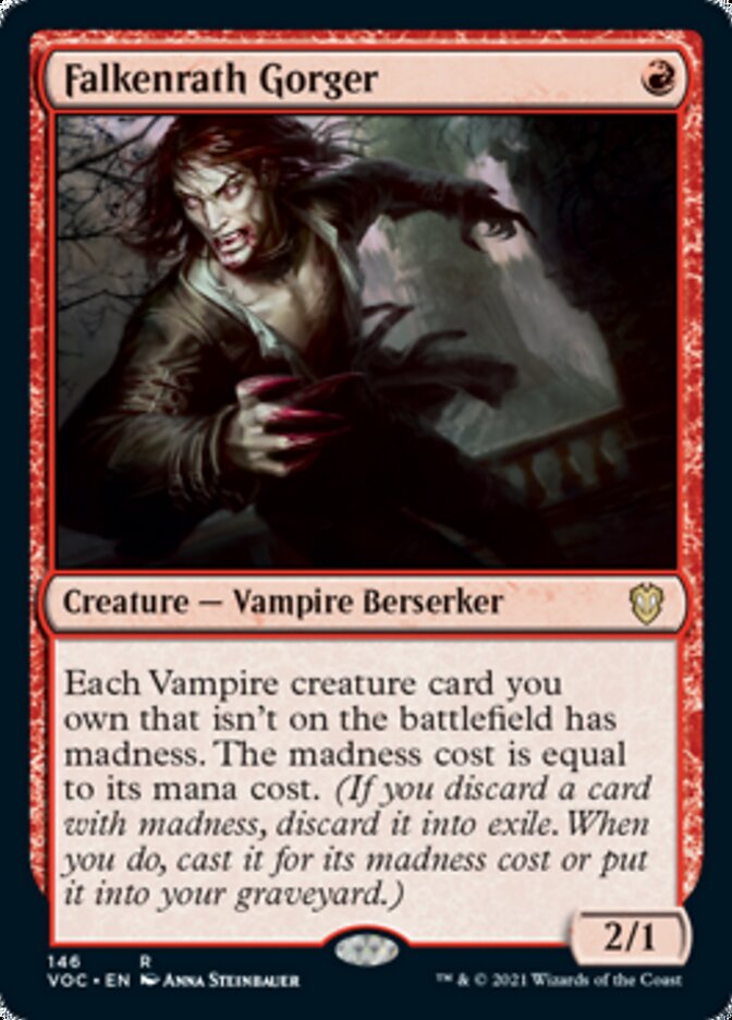 Falkenrath Gorger [Innistrad: Crimson Vow Commander] | Silver Goblin