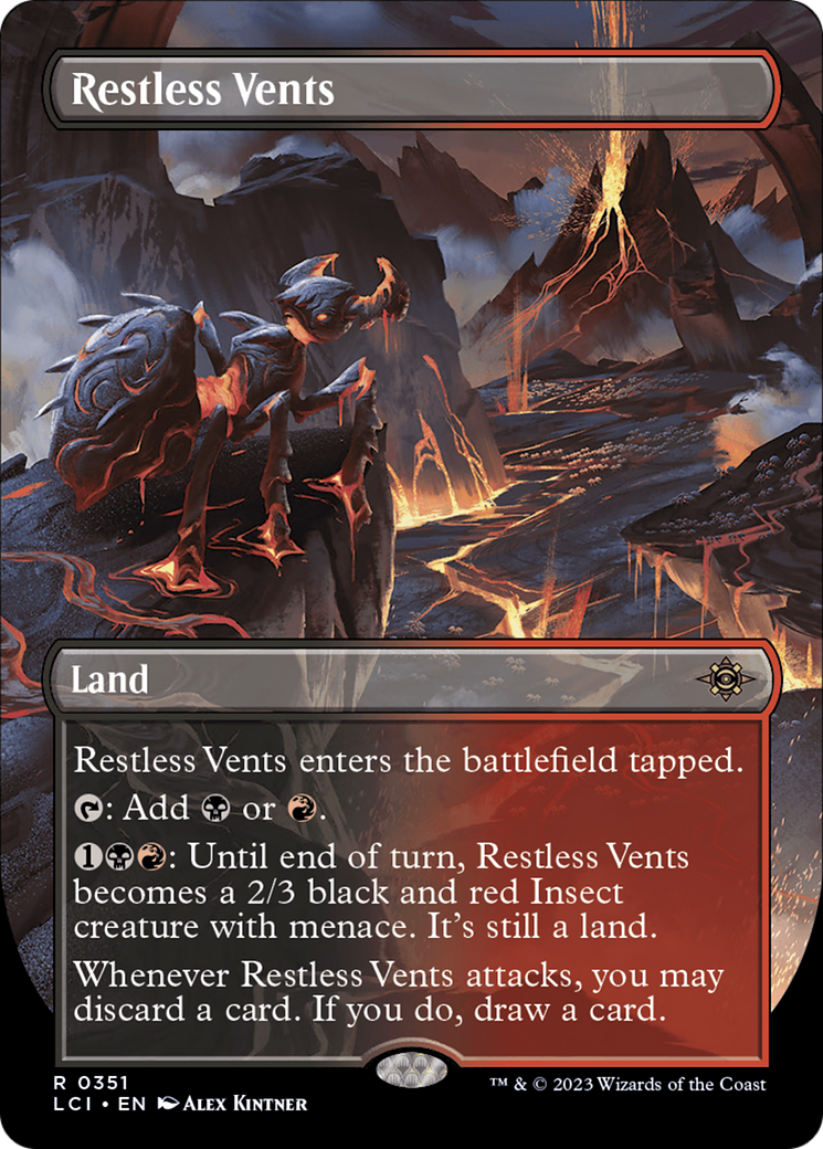 Restless Vents (Borderless) [The Lost Caverns of Ixalan] Foil