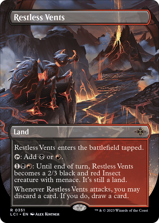 Restless Vents (Borderless) [The Lost Caverns of Ixalan] Foil