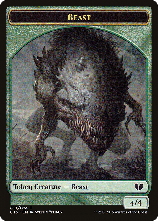 Beast (013) - Commander 2015 Tokens