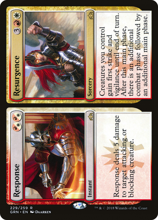 Response // Resurgence [Guilds of Ravnica] Foil